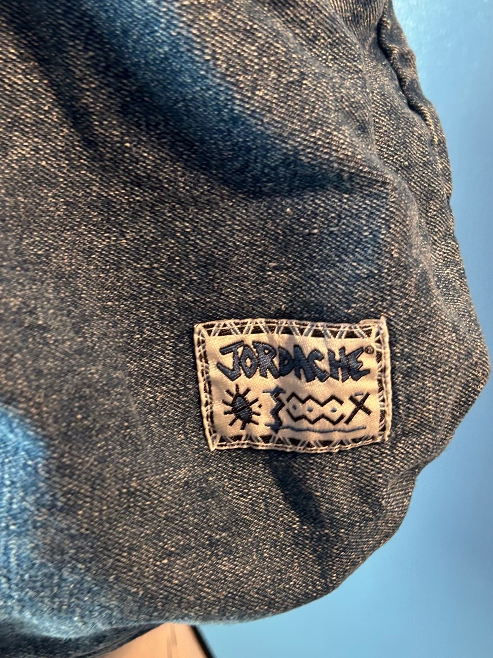 Jordache Denim Drawstring Backpack - Picture 5 of 14